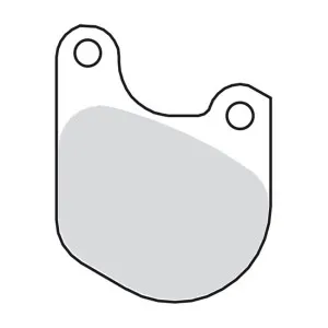 SBS Street Carbon Tech (Organic) Front Brake Pads For Big Twin 78-83 FX; 80-83 FXWG; 82-83 FXR, 78-83 XL (537H.CT)