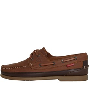 Chatham Marine Mens Portage Deck Shoes Dark Brown