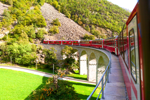 Scenic Mountain Railways and Glaciers of Switzerland