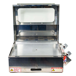Sizzler Max High Lid Caravan Gas BBQ - With Full SS Hotplate