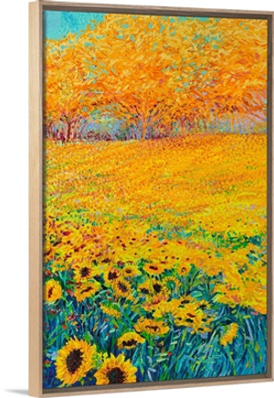 Sunflower Triptych III