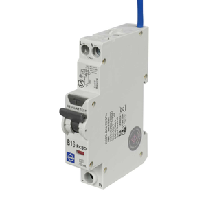 16A Single Pole 1 Module B Curve 6kA 30mA Type A Compact RCBO