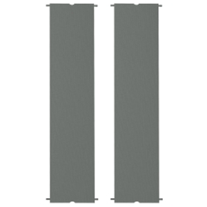 Outsunny 2 Pcs UV Protection Pergola Replacement Canopy, Pergola Shade Cover, Easy to Install, for 3 x 3(m) Pergola, Dark Grey