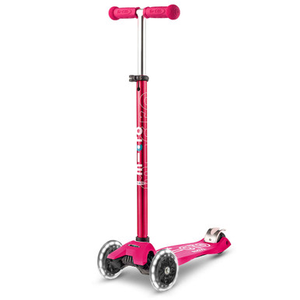 Micro Maxi Deluxe LED Scooter - Pink