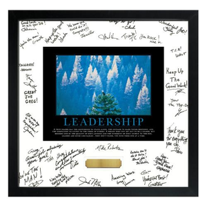 Essence of Leadership Framed Signature Motivational Poster