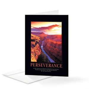 Perseverance Grand Canyon Greeting Cards (25 Pack)