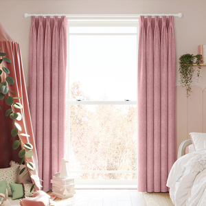 Quay Stripes, Dusky Pink - Made to Measure Curtains