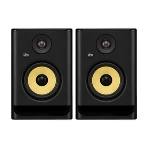 KRK ROKIT RP5G5 5" Studio Monitors w/ Three Voicing Modes & Iso Pads (Black Pair)