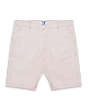 Lambretta Mens Chinos Chino Shorts - 38 / Stone
