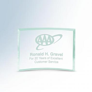 Bent Emerald Plaques