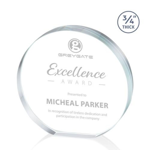 Gainsborough Clear Circle Crystal Award