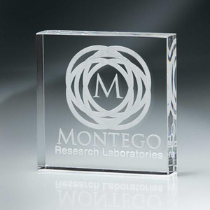 Freestanding Acrylic Block Square