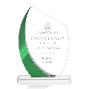 Wadebridge Green Peaks Crystal Award
