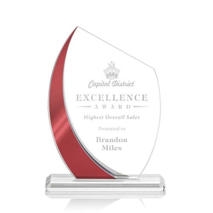 Wadebridge Red Peak Crystal Award