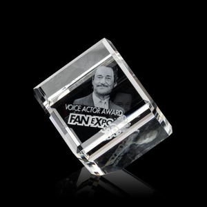 Carlton Cube 3D Crystal Award