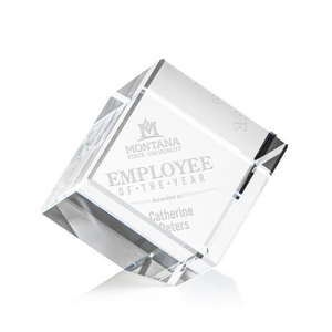 Burrill Corner Cube Crystal Award