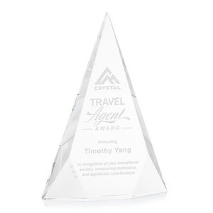 Rochester Clear Diamond Crystal Award