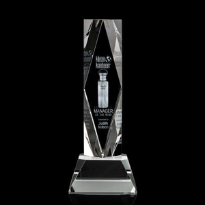 President 3D Award on Base - Clear