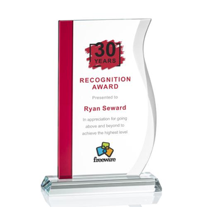 Burbank VividPrint&trade; Award - Red 