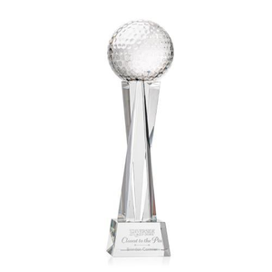 Golf Ball Award on Grafton Base - Clear