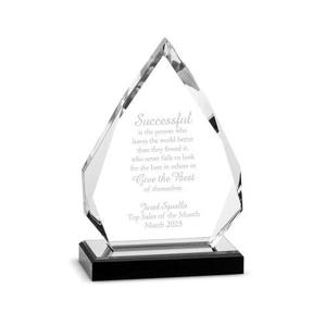 Silver Diamond Reflection Acrylic Award