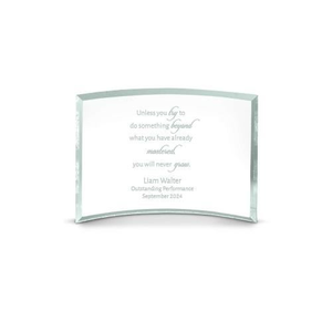 Leadership Curved Glass Award