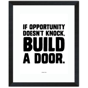Opportunity Knocks Inspirational Art
