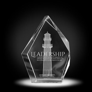 Leadership Lighthouse 3D Crystal Diamond Award