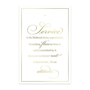 Service Waterfall Lapel Pin Backer Cards (5 Pack)