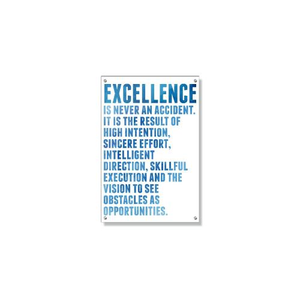 Excellence Is The Result Inspirational Art