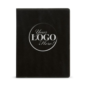 Custom Logo Personalized Vegan Leather Padfolio