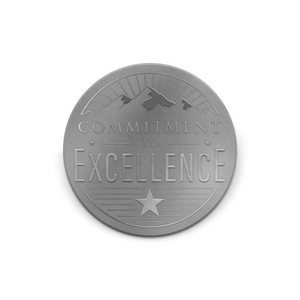 Commitment to Excellence Medallion Challenge Coin