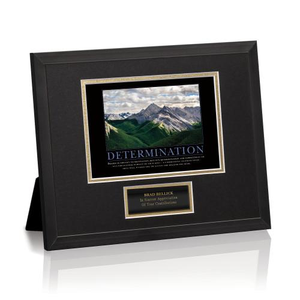 Determination Mountain Framed Award