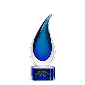 Delray Flame Art Glass Award