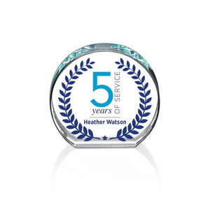 Years of Service Personalized Circle Mini Rave
