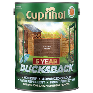 5L Cuprinol 5 Year Ducksback Autumn Brown