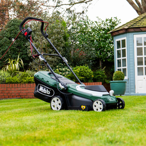 Webb Classic Electric Rotary Lawnmower with Rear Roller