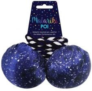 Māori Poi Matariki Inspired Design Pack of 2 - Blue