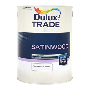 Dulux Trade Satinwood Pure Brilliant White 1L