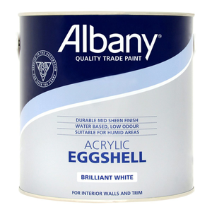 Albany Acrylic Eggshell White 5L
