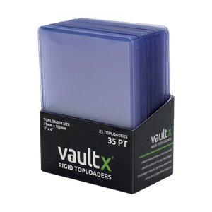Vault X - Rigid Toploaders 35pt (25 Pack)