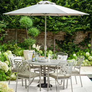 Berkeley 6 Seat Round Set Maize / Wheatgrass