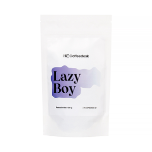 Hi! Coffeedesk - kawa ziarnista bezkofeinowa Lazy Boy Decaf Omniroast 100 g