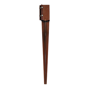 TIMco PSB100600 100x600mm Drive In Post Spike - Bolt Secure Oxide Red