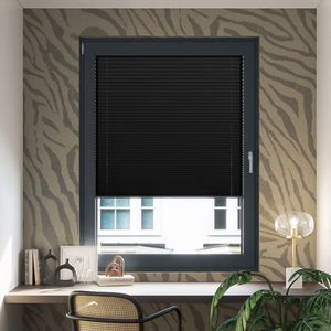 Solaris, Noir - Clip Fit Pleated Blind