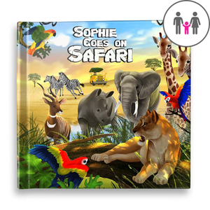 “Goes on Safari" Personalized Story Book