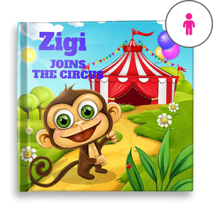 “Joins the Circus" Personalized Story Book
