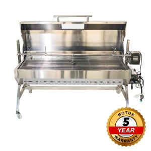 Gas Spit Roaster 1500 Set with 120kg Motor | Flaming Coals