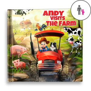 "En visite à la à la ferme" - Livre d'histoire personnalisée