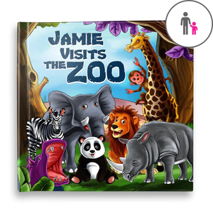 “Visits the Zoo" Personalized Story Book